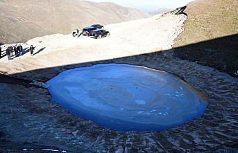 Gümüşhane'de Dipsiz Göl'deki rehabilitasyon çalışmaları sürüyor