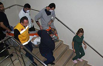 Havza Devlet Hastanesinde yangın tatbikatı