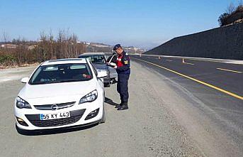 Ordu'da 54 sürücüye hız sınırını aşmaktan ceza