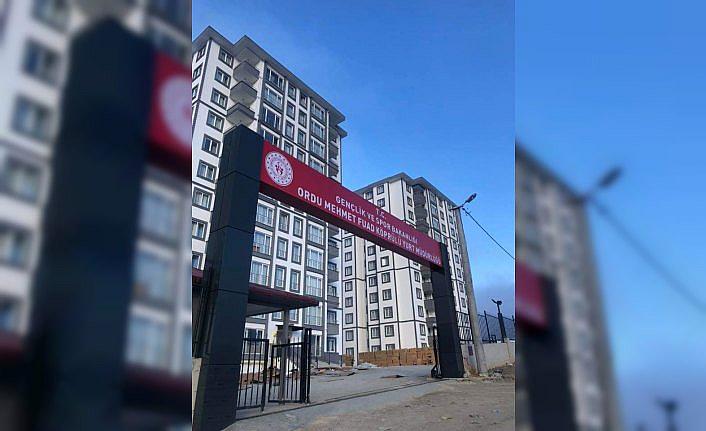 Ordu'da bin 200 kişilik kız öğrenci yurdu hizmete açılıyor