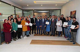 Ordu'da mesleki eğitim kursiyerlerine sertifika verildi