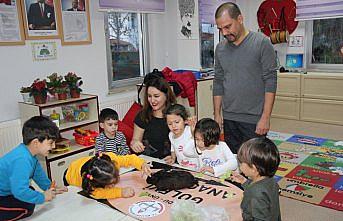 Ordu'da sokakta bulunan tavşanı anaokulu sahiplendi