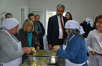 Perşembe'de kadınlar için taflan tesisi kuruldu