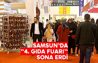 Samsun'da "4. Gıda Fuarı" sona erdi