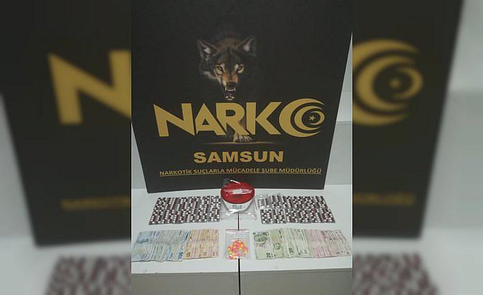 Samsun'da uyuşturucu hapla yakalanan zanlı tutuklandı