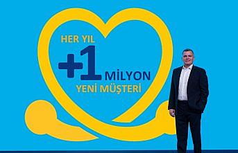 Turkcell her yıl 1 milyon yeni müşteri kazanacak