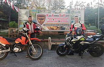 Vezirköprü'de kask kullanımına dikkat çekildi