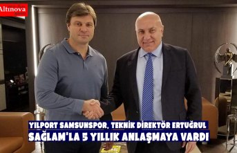 Yılport Samsunspor, teknik direktör Ertuğrul Sağlam'la 5 yıllık anlaşmaya vardı