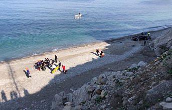 Zonguldak'ta deniz kenarına düşen kamyonetin sürücüsü yaralandı