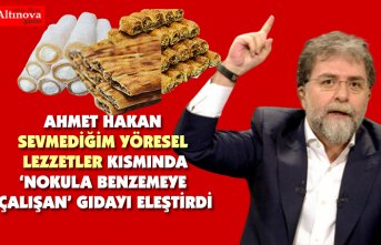 AHMET HAKAN'DAN PİDE VE KAYMAKLI LOKUMA ÖVGÜ