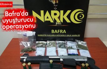 Bafra'da uyuşturucu operasyonu