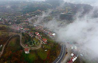Bolu Dağı'na mevsimin ilk karı düştü