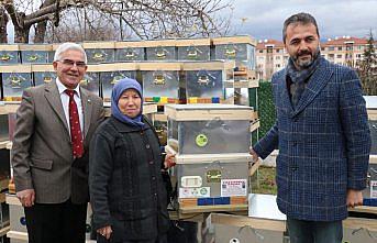 Bolu'da arıcılara kovan desteği verildi