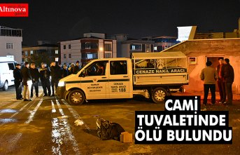 Cami tuvaletinde ölü bulundu