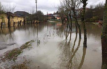 Çaycuma'da sağanak yağış