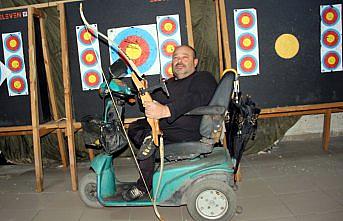 Engelli okçu, sporla hayatına yön verdi