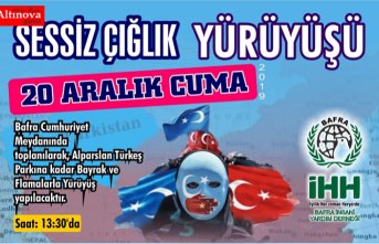 İHH Bafra'dan Uygur Türkleri için çağrı!