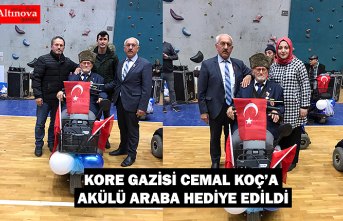 KORE GAZİSİ CEMAL KOÇ’A AKÜLÜ ARABA HEDİYE EDİLDİ
