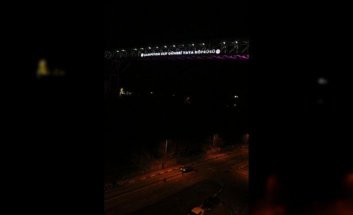 Milli sporcunun ismi yaya köprüsüne verildi