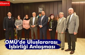 OMÜ’de Uluslararası İşbirliği Anlaşması