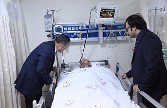 Ordu Üniversitesi Rektörü Akdoğan'dan yaralı polise ziyaret