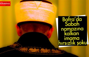 Sabah namazına kalkan imama hırsızlık şoku