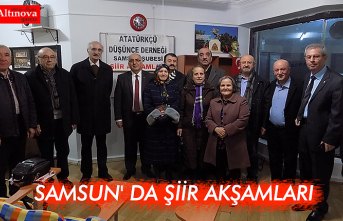 SAMSUN' DA ŞİİR AKŞAMLARI