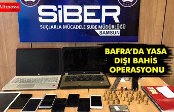 Samsun merkezli yasa dışı bahis operasyonunda 6 şüpheli gözaltında