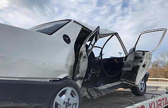 Samsun'da iki otomobil çarpıştı: 1 yaralı