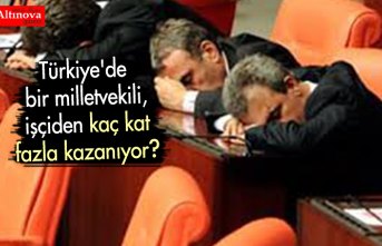 Türkiye'de bir milletvekili, işçiden kaç kat fazla kazanıyor?