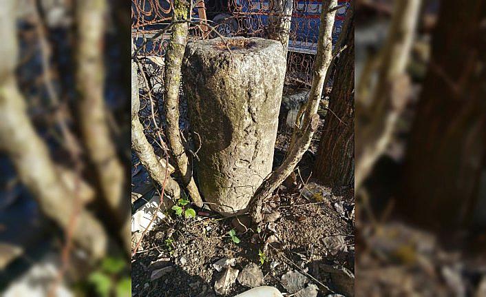 Zonguldak'ta Roma dönemine ait sütunlar ele geçirildi