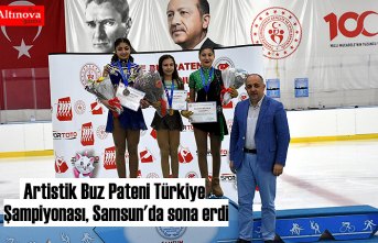 Artistik Buz Pateni Türkiye Şampiyonası, Samsun'da sona erdi
