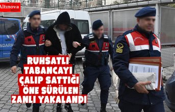 Ruhsatlı tabancayı çalıp sattığı öne sürülen zanlı yakalandı
