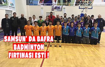 SAMSUN' DA BAFRA BADMİNTON FIRTINASI ESTİ ! 