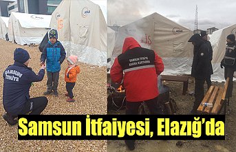 Samsun İtfaiyesi, Elazığ’da