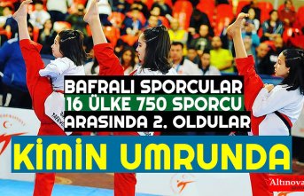 16 ÜLKE 750 SPORCU ARASINDA 2. OLDULAR