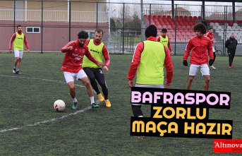 1930 Bafraspor Zorlu Karasamsun Maçının Hazırlıklarını Tamamladı