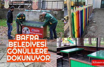 BAFRA BELEDİYESİ GÖNÜLLERE DOKUNUYOR