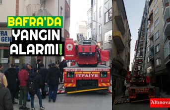 BAFRA'DA YANGIN ALARMI!
