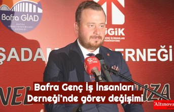 Bafra Genç İş İnsanları Derneği’nde görev değişimi