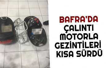 ÇALINTI MOTORLA GEZİNTİLERİ KISA SÜRDÜ