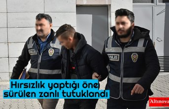 Hırsızlık yaptığı öne sürülen zanlı tutuklandı