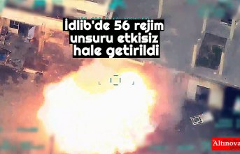 İdlib'de 56 rejim unsuru etkisiz hale getirildi