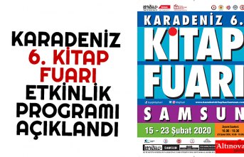 KARADENİZ 6. KİTAP FUARI ETKİNLİK PROGRAMI AÇIKLANDI