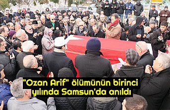 "Ozan Arif" ölümünün birinci yılında Samsun'da anıldı