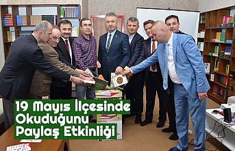 19 Mayıs İlçesinde Okuduğunu Paylaş Etkinliği