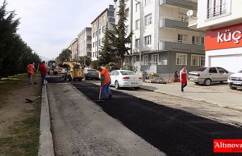 ATAKUM' DA 1 GÜNDE ASFALTLAMA ÇALIŞMASI