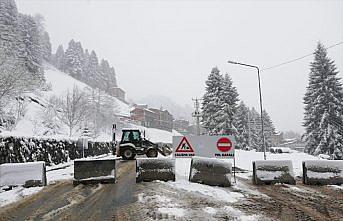 Ayder Yaylası altyapı çalışmaları nedeniyle araç trafiğine kapatıldı