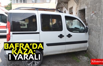 BAFRA’DA KAZA:1 YARALI