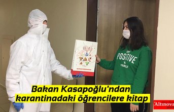 Bakan Kasapoğlu'ndan karantinadaki öğrencilere kitap